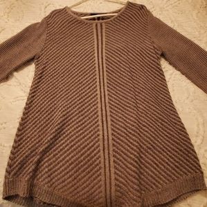 Apt 9 Grey Tunic Sweater Size L